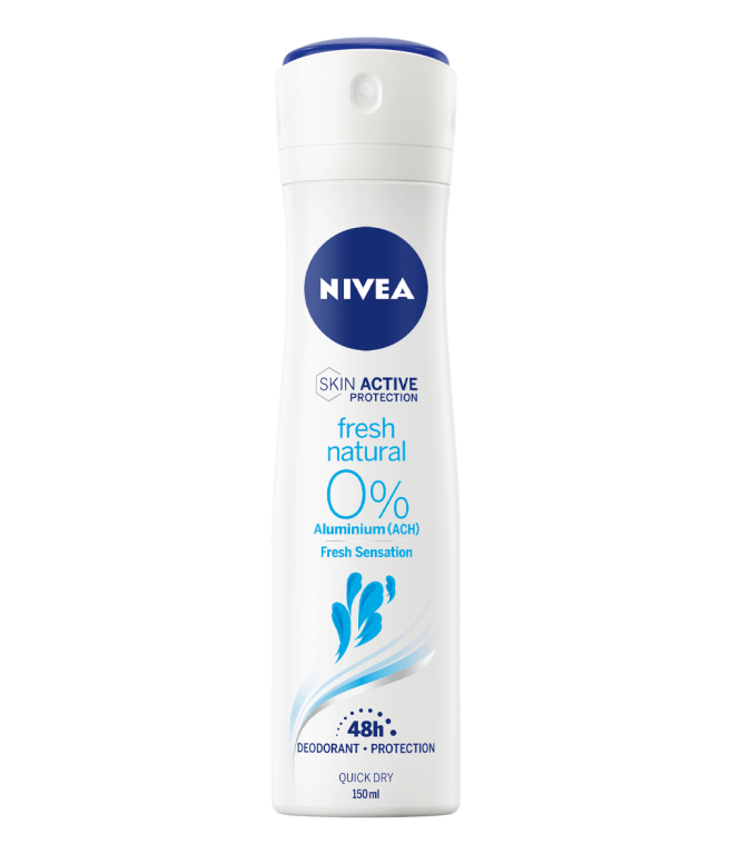 deo.nivea fresh natural spray ml.150